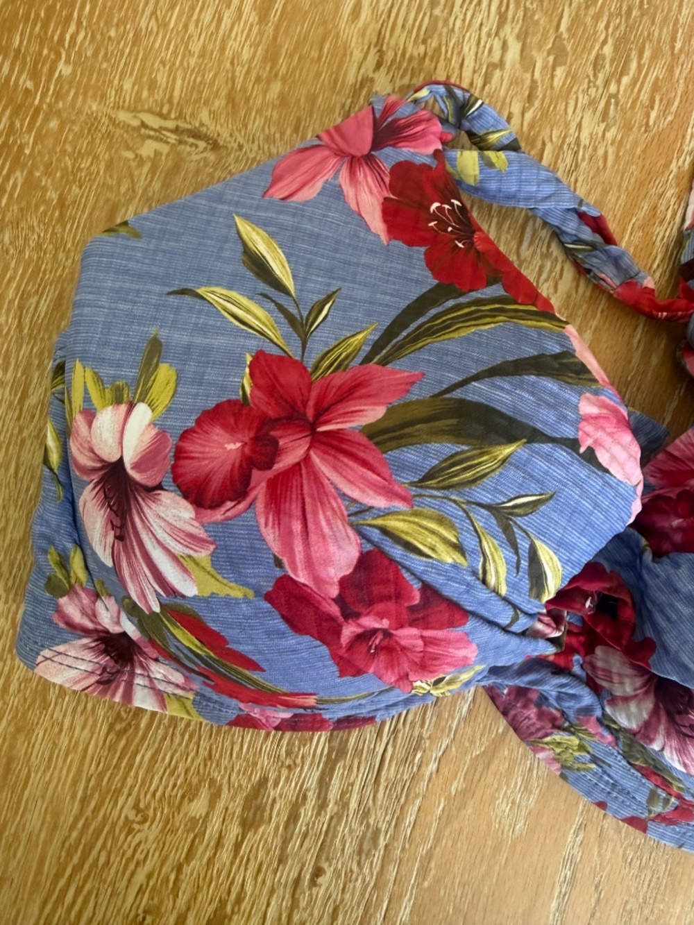 NWT Tommy Bahama Chambray Beach Underwire Bikini Top 36DD - Picture 5 of 7